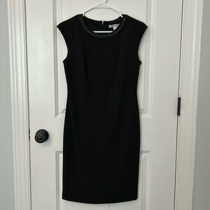 Black sheath dress size 6 petite
